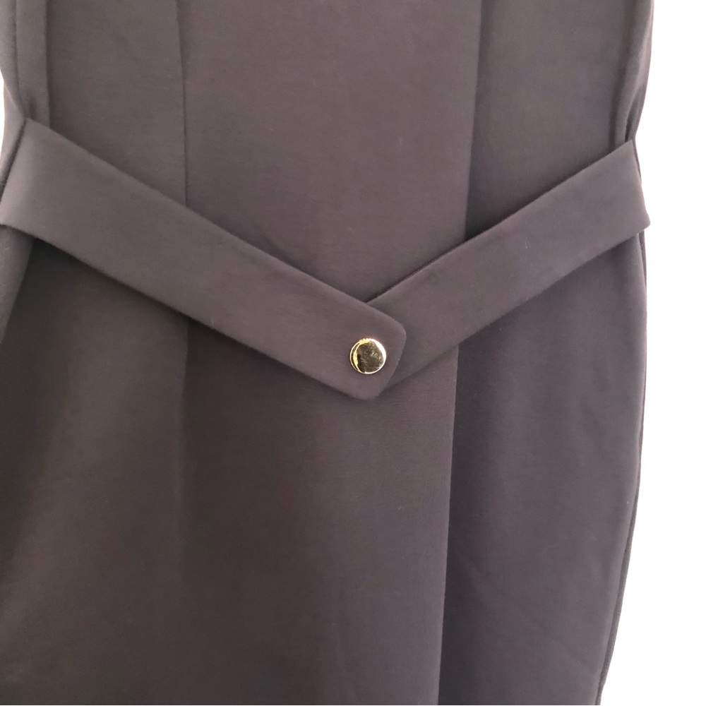Tory Burch Pencil sheath Dress compression fabric front exposed Zipper pockets M - Picture 9 of 13